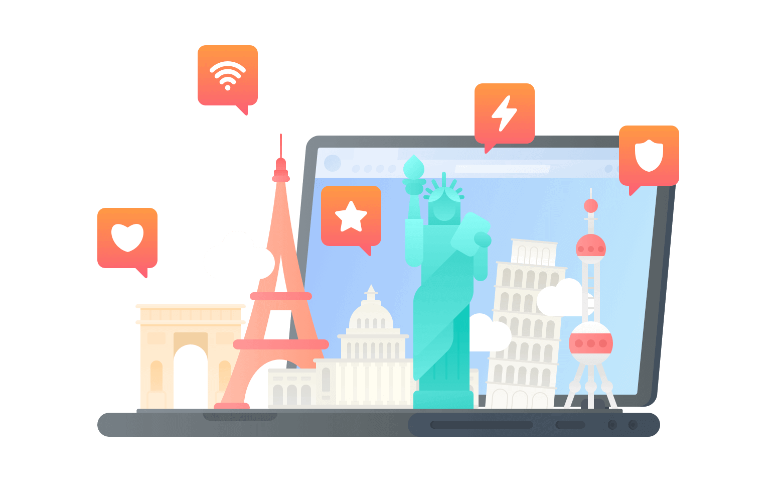在圣皮埃尔和密克隆岛连接到中国vpn - 天空乐享